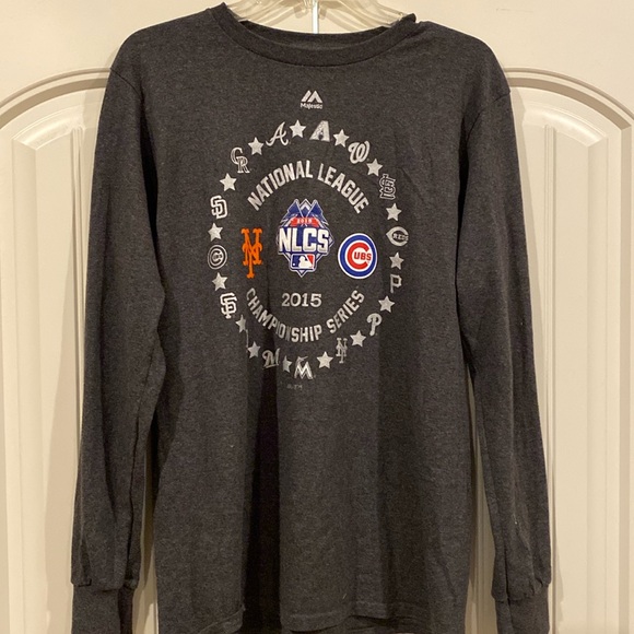 Chicago Cubs New York Mets Long sleeve Tshirt - Picture 1 of 3